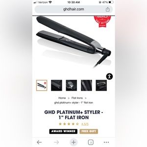 GHD platinum + professional styler